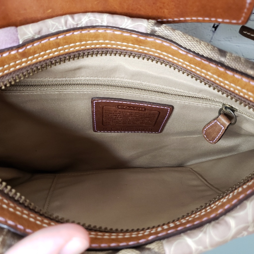 Authentic Coach Multicolored, Patchwork Purse - Picture 8 of 8